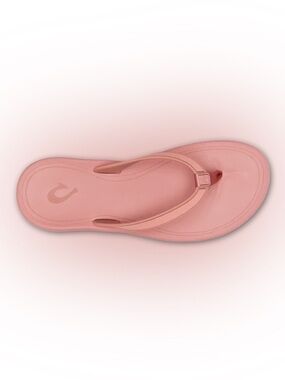 OluKai Women’s Kāpehe Rosette Pink Thong Slide Beach Sandals Size 11